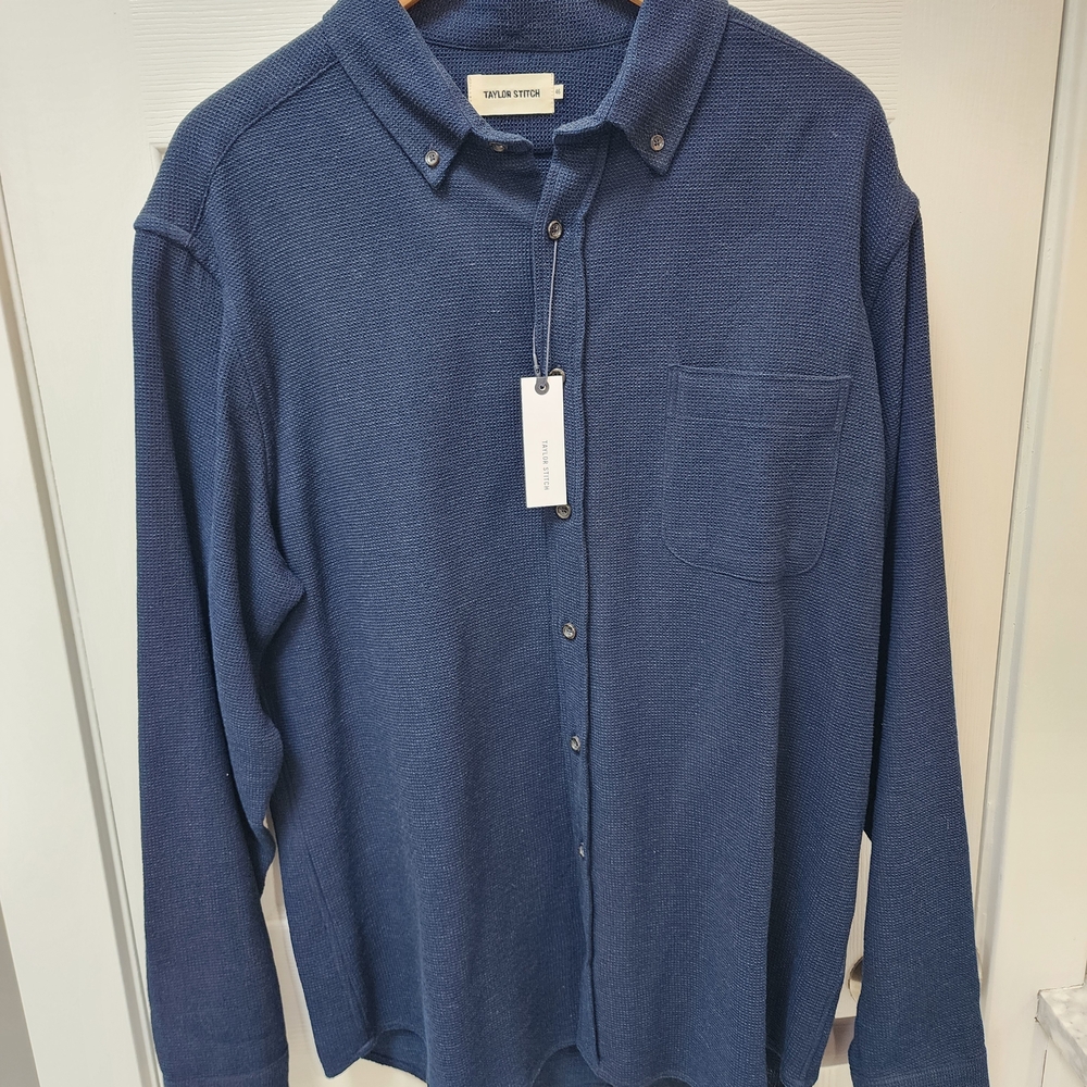 Taylor Stitch Navy Button Down Shirt (Brand New)
